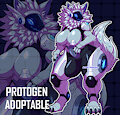 [ADOPTABLE] / Chubby Starbit Protogen by Sheecktor