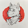Pencil headshot by Adrianix