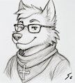 Glasses headshot by Adrianix