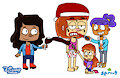 Girls Make Santa Ollie Allen a Mess Picture by Disney Channel and Sprout by ToonDisneyXD2009