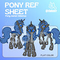 Pony Ref Sheet - Commission Sold by riorioluu