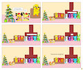 Chus and Smiling Critters Xmas Comic by pichu90