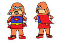 Tikal Supergirl Front And Back