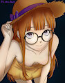 Futaba Sakura : beach episode colorized by LemLim22