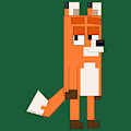 Minecraft x Bluey: Fox by MajorLionhunk