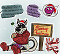 Merry Christmas Zipp Husky by RhythmCHusky94