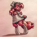 Frilly Red Ribbon