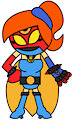 Magnet Bomber in Girly Sexy Superheroine Costume by DemonFuego48