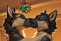 Under the mistletoe by Goldendog