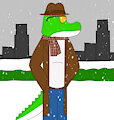 Croc in the Snow