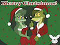 Merry Christmas From the Weasel Twins by KendraEevee
