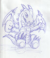 Baby Dragon by DrakeDrakkon