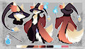 Fancy Delphox Refsheet [SFW] by Saucy