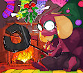 Bits the Brave Stompo, by the FIREPLACE!!!! by Roksim
