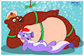 The Burr and the 'Bold - Xmas Layin' by RupertChubbyFawks