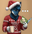 Shark xmas card solo head Volt by R4CCKY