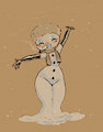 What if there was a cute snow woman by Saucy
