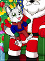 [XMAS] Dreg on Santa's lap by DavidBest1996