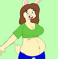 Laya the Potbellied Bunny by SeasideLemons