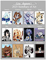 2025 art summary by Lizabuguwu