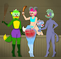 Spank-happy creatures by 3050kot