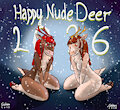 Happy Nude Deer 2026 by Gashren