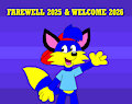 Farewell 2025 and Welcome 2026 by CartoonFoxArt2002