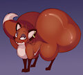 Fox butt by PittoryPai