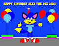 Happy Birthday Alex the Fox 2026 by CartoonFoxArt2002