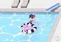 - Poolside - by FeeshyArtist
