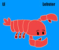 Lobster (The ZhuZhus) in Sky Blue Animal Alphabet 1 by ABCAnimalsParody
