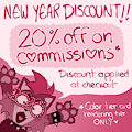 New year discount by Meowwabae