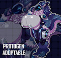 [ADOPTABLE] / Chubby CloudyPaw Protogen
