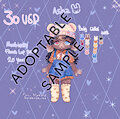 ♡ADOPTABLE OPEN♡ Asha LITTLE BUNNY
