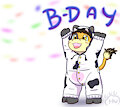 Bday calf by HangyakuNeko