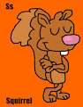 Squirrel (Nature Cat) in Orange Animal Alphabet 1