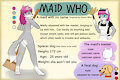 Maid Who Character Sheet by supercastle