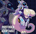 [ADOPTABLE] / Chubby Dramon Protogen by Sheecktor