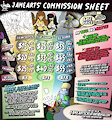 JAMEArts' Commission Sheet 2026