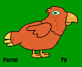 Parrot (The Bagel and Becky Show) in Green Animal Alphabet 1