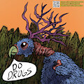 Do_Drugs_Bird_Sticker by CraftyAndyArt
