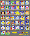 Mario Tennis Fever - 38 Character Roster