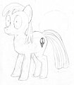 First Full Pony Sketch by foxboyprower