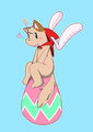First time here. Easter (Rabbit) Dog by PannaCottaDog