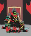 Foot turtles by teddyparty