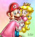 Mario and Princess Peach