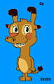 Giraffe (The Bagel and Becky Show) in Sky Blue Animal Alphabet 1