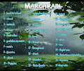 Marchrain- rain Drawing Prompts