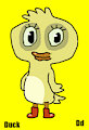 Duck (The Bagel and Becky Show) in Yellow Animal Alphabet 1