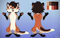 Refsheet commission for Ozzie :3 by AlexUmkaArt